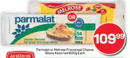 Pick n Pay Hypermarket Parmalat or Melrose Processed Cheese Slices offer