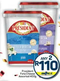 Pick n Pay Hypermarket President Feta Cheese Assorted 400g offer
