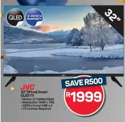 Pick n Pay Hypermarket JVC 32 Smart QLED TV offer