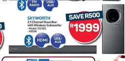 Pick n Pay Hypermarket Skyworth 2.1 Channel Soundbar offer