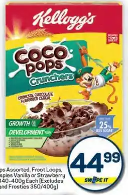 Pick n Pay Hypermarket Kellogg's Coco Pops Crunchers offer