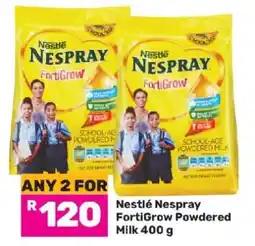 Game Nestlé Nespray FortiGrow Powdered Milk 400 g offer