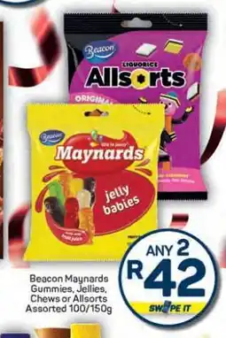 Pick n Pay Hypermarket Beacon Maynards Gummies, Jellies, Chews or Allsorts offer