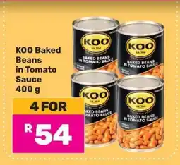 Game Koo Baked Beans in Tomato Sauce 400 g offer