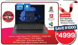 Pick n Pay Hypermarket Lenovo 15.6” IdeaPad Celeron Laptop offer