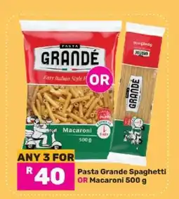 Game Pasta Grande Spaghetti OR Macaroni 500 g offer