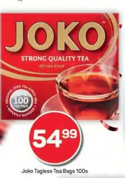 Pick n Pay Hypermarket Joko Tagless Tea Bags 100s offer