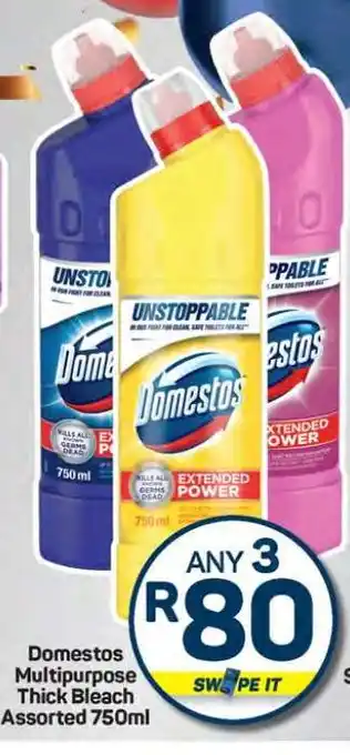 Pick n Pay Hypermarket Domestos Multipurpose Thick Bleach Assorted 750ml offer
