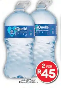 Pick n Pay Hypermarket aQuellé Water Mineral Still 5 Litre offer