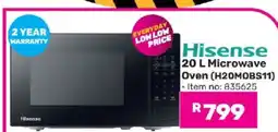 Game Hisense 20 L Microwave Oven (H20M0BS11) offer