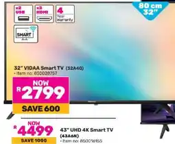 Game 32” VIDAA Smart TV (32A40) offer