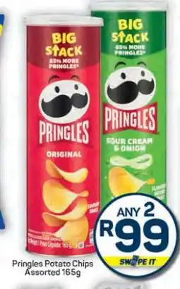 Pick n Pay Hypermarket Pringles Potato Chips Assorted 165g offer