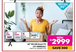 Game 40 HD LED Smart TV (LT-40N550A) offer