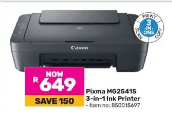 Game Pixma MG2541S offer