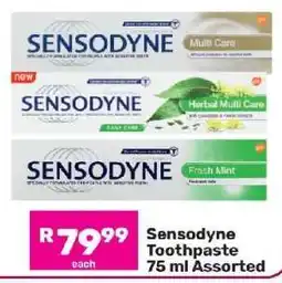 Game Sensodyne Toothpaste 75 ml Assorted offer