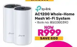 Game Tp-Link AC1200 Whole-home Mesh Wi-Fi System offer
