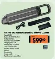 Midas Custom DNA 70W Rechargeable Vacuum Cleaner VC56 offer