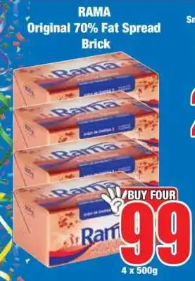 Boxer Rama Original 70% Fat Spread Brick offer