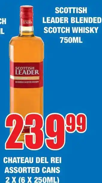 Boxer SCOTTISH LEADER BLENDED SCOTCH WHISKY 750ML offer
