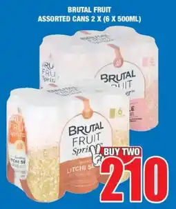 Boxer Liquors Brutal fruit assorted cans offer