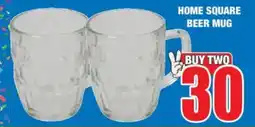Boxer Liquors Home square beer mug offer