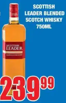 Boxer Liquors Scottish leader blended scotch whisky offer