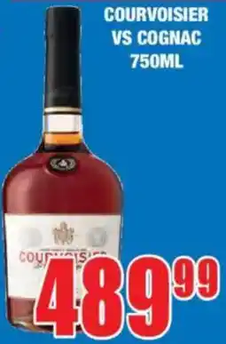 Boxer Liquors Courvoisier vs cognac offer