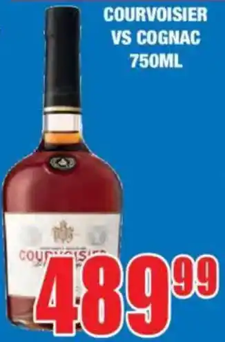 Boxer Liquors Courvoisier vs cognac offer