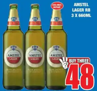 Boxer Liquors Amstel lager rb offer