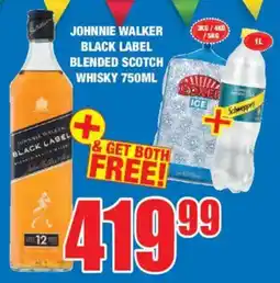 Boxer Liquors Johnnie walker black label blended scotch whisky offer
