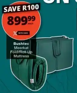 Checkers Hyper Bushtec Meerkat Fold/ Roll Up Mattress offer