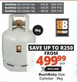 Checkers Hyper BushBaby Gas Cylinder offer