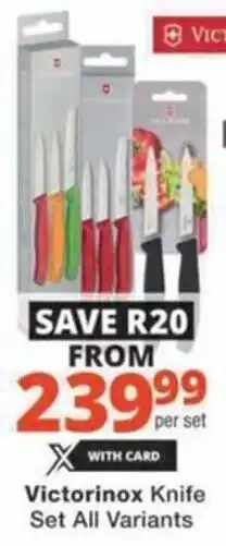 Checkers Hyper Victorinox Knife Set All Variants offer