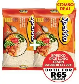 1UP Spekko rice long grain parboiled offer