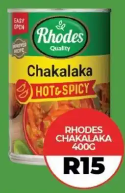 1UP Rhodes Chakalaka offer