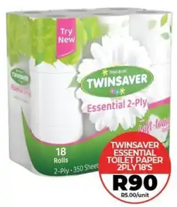 1UP Twinsaver essential toilet paper 2ply offer