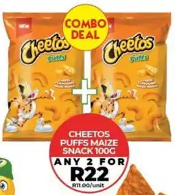1UP Cheetos puffs maize snack offer