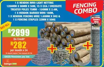 Boxer Build Fencing Combo offer