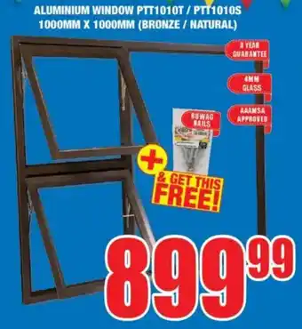 Boxer Build Aluminium window ptt1010t/ ptt1010s offer