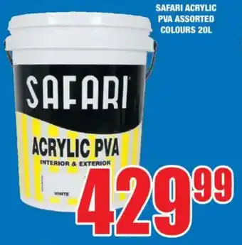 Boxer Build Safari acrylic pva assorted colours offer