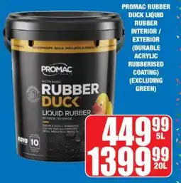 Boxer Build Promac rubber duck liquid rubber interior/ exterior offer