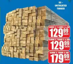 Boxer Build S5-untreated timber offer