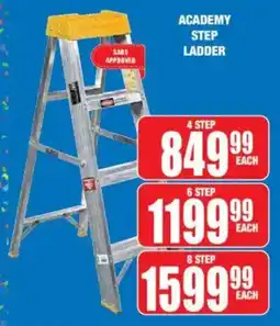Boxer Build Academy step ladder offer
