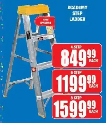 Boxer Build Academy step ladder offer