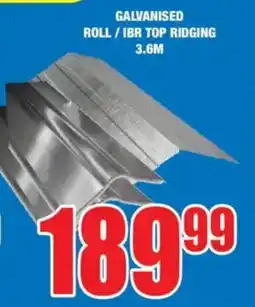 Boxer Build Galvanised roll/ ibr top ridging offer