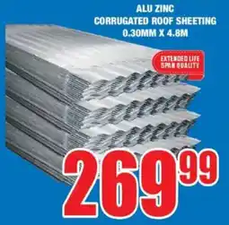 Boxer Build Alu zinc corrugated roof sheeting offer