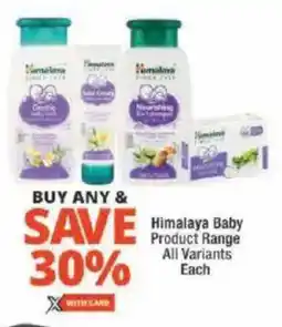 Checkers Himalaya Baby Product Range All Variants Each offer