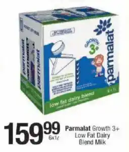 Checkers Parmalat Growth 3+ Low Fat Dairy Blend Milk offer