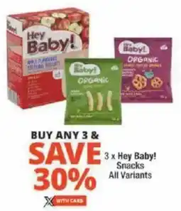 Checkers Hey Baby! Snacks All Variants offer
