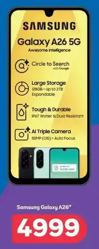 PEP Samsung Galaxy A26 offer